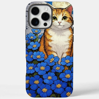 Katze mit Blume Telefoncase - Blumengestelle iPhone 16 Pro Max Hülle