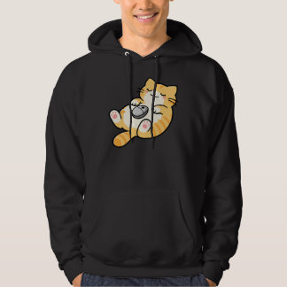 Katze mit Computermaus Hoodie