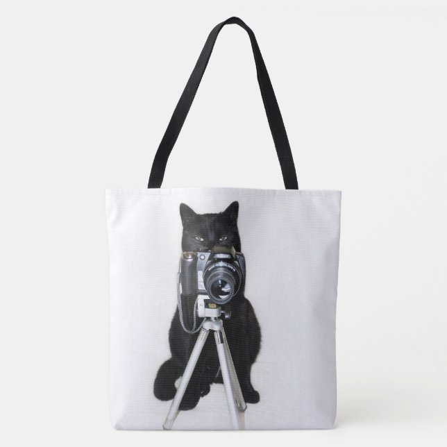 Katze mit der Kamera ganz über (Vorderseite)