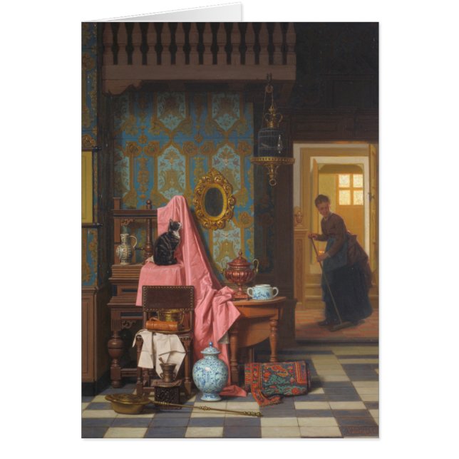 Katze mit einem Birdcage (Vorne)