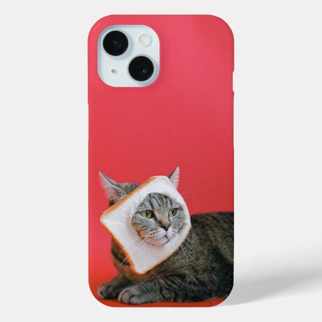 Katze mit einem Brothut Case-Mate iPhone Hülle (Rückseite)