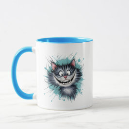 Katze mit einem Lächeln. Tasse