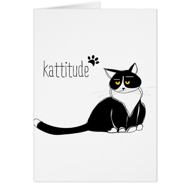 Katze mit einer Haltung (Vorne)