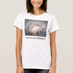Katze mit Falten T-Shirt