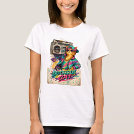 KATZE MIT GHETTOBLASTER T-Shirt