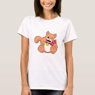 Katze mit Glocke T-Shirt