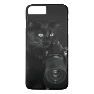 Katze mit Kamera iPhone 8 Plus/7 Plus Hülle