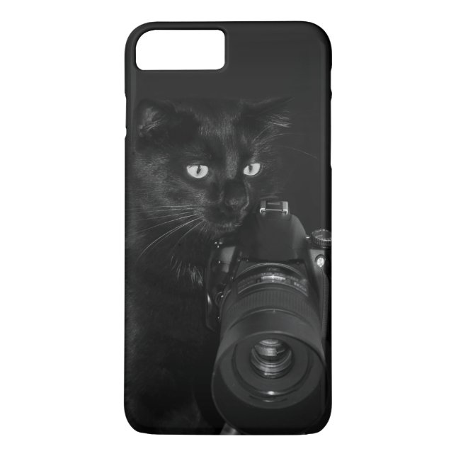 Katze mit Kamera Case-Mate iPhone Hülle (Rückseite)