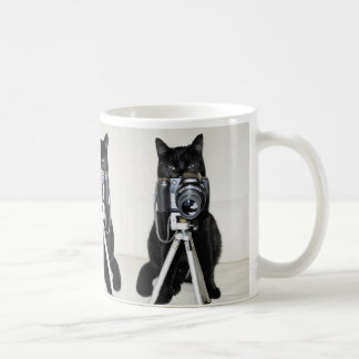Katze mit Kamera-Tasse Tasse