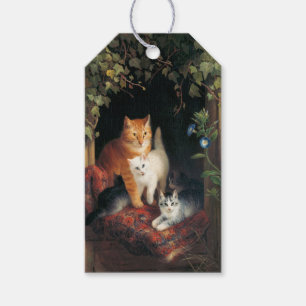 Katze mit Kätzchen (Tierart) Geschenkanhänger
