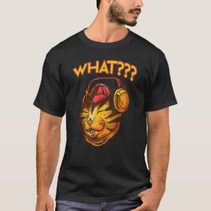 Katze mit Kopfhörern Gamecatcher Grooving Music Dj T-Shirt