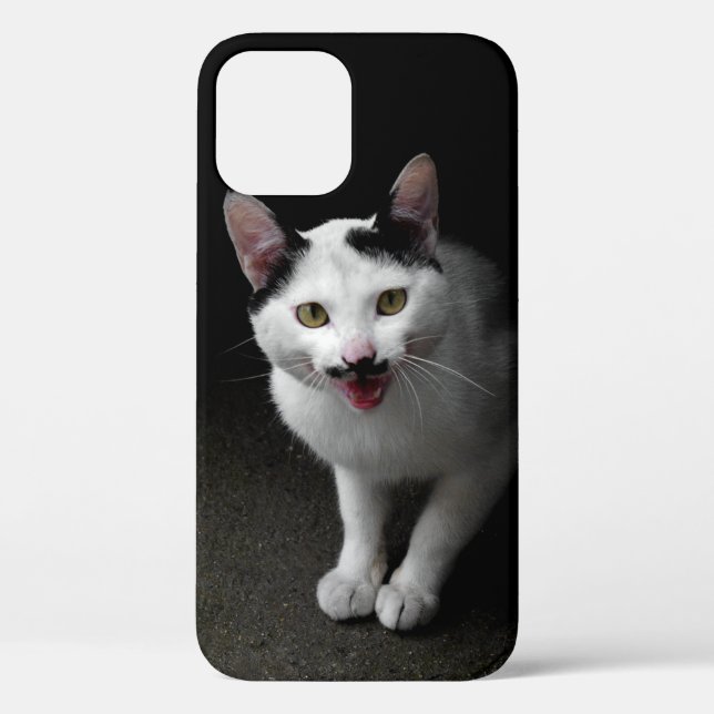 Katze mit Mustache Case-Mate iPhone Hülle (Rückseite)