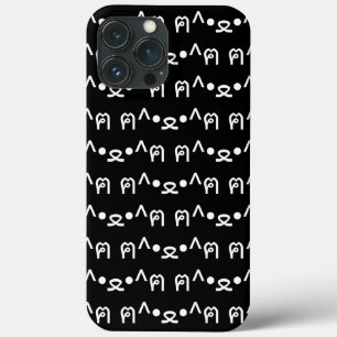 Katze mit Paws Emoticon ฅ^ ・ ع・ Japanisch Kaomoji  Case-Mate iPhone Hülle