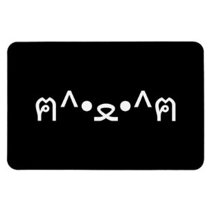 Katze mit Paws Emoticon ฅ^ ・ ع・ Japanisch Kaomoji Magnet