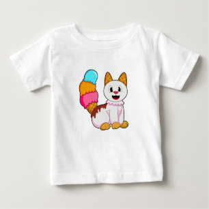 Katze mit Popsikel Baby T-shirt