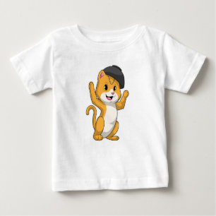 Katze mit Ramen Bowl Baby T-shirt