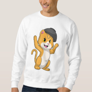 Katze mit Ramen Bowl Sweatshirt