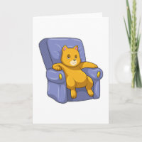 Katze mit Sofa