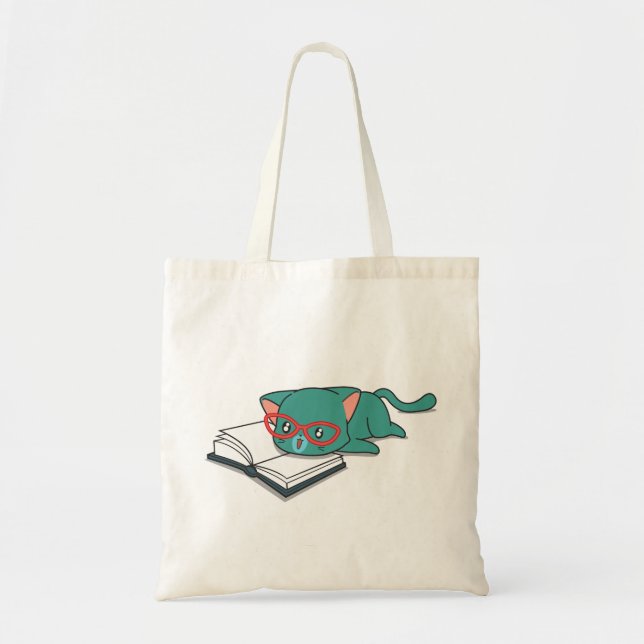 Katze mit Tragetaschen zur Buchgestaltung (Vorne)