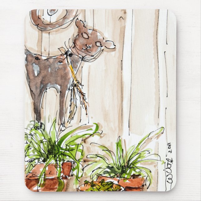 Katze-n-MausSpaß-Mausunterlage Mousepad (Vorne)