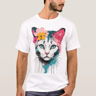 Katze Narr . T-Shirt