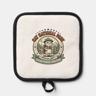Katze Nationalpark Katze Nationalpark Poster Katze Topflappen