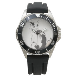 Katze (Niedlich Kitten) (Adorable Kitty) (von Xu B Armbanduhr