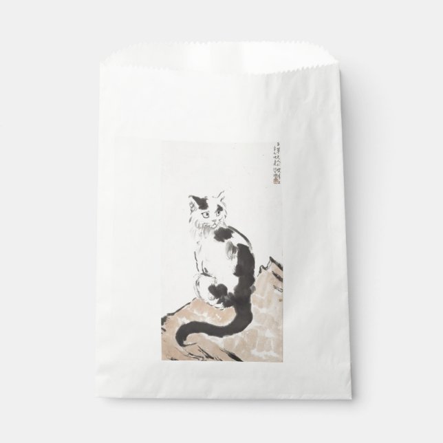 Katze (Niedlich Kitten) (Adorable Kitty) (von Xu B Geschenktütchen (Vorderseite)