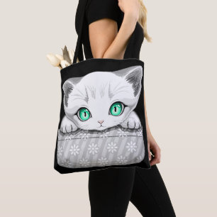 Katze Niedlich und spielerisch aus einem Pocket