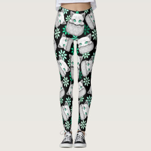 Katze Niedlich und spielerisch aus einem Pocket Leggings