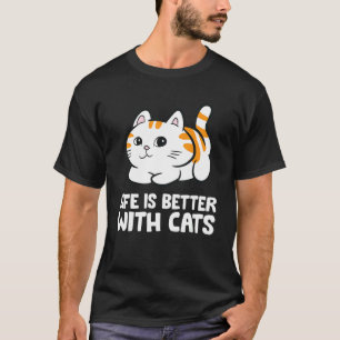 Katze Niedliche Kätzchen Mit Katzen T-Shirt