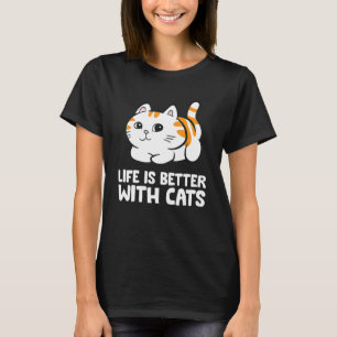 Katze Niedliche Kätzchen Mit Katzen T-Shirt