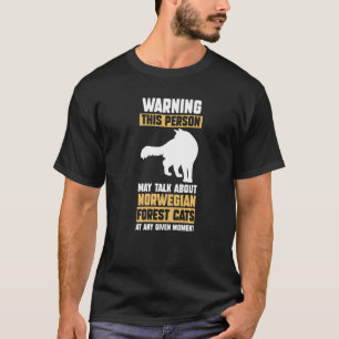 Katze Norwegische Waldkatze 3 T-Shirt