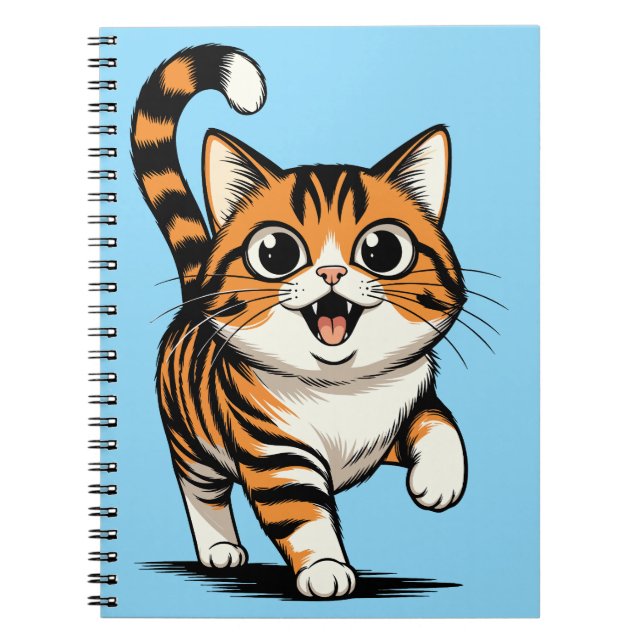 Katze Notizblock (Vorderseite)