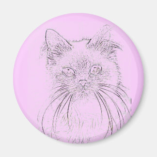 Katze Nr. 2 Sketch, Magnet