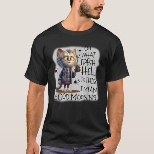 Katze Oh, was für eine frische Hölle ist das, was T-Shirt