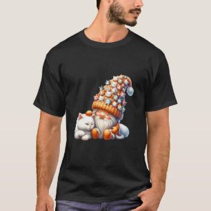 Katze Opa Gnom Grafik Für Katzenlady Und Weiß C T-Shirt