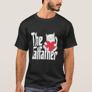 Katze Papa Der Katzenvater Süße Weiße Katzen Vater T-Shirt