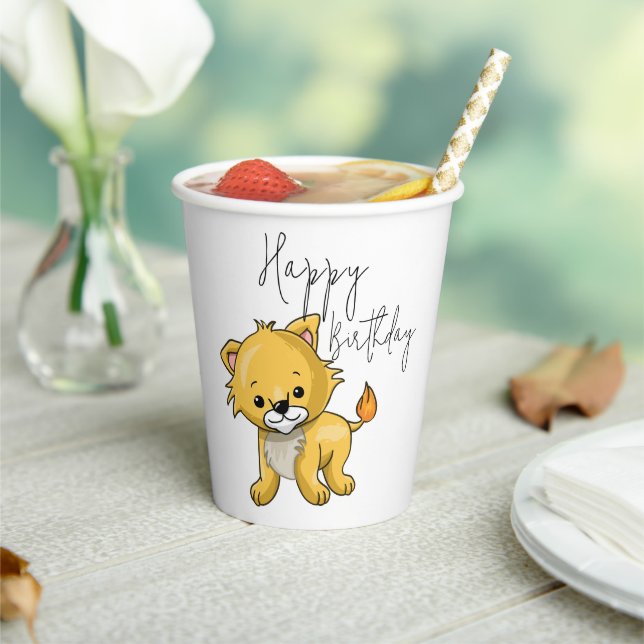 Katze Pappbecher (In Situ)