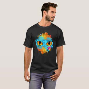 Katze Pew Pew Madafakas Halloween Retro Vintage T-Shirt