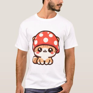 Katze Pilz Niedliche Katze T-Shirt