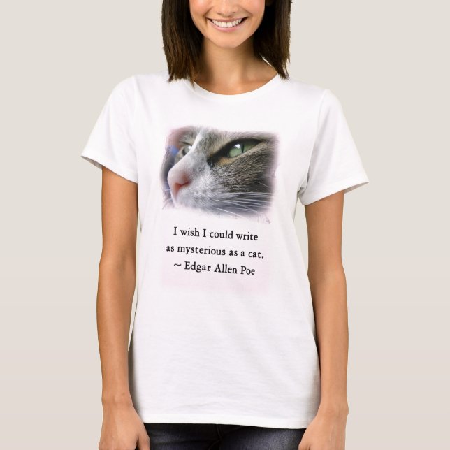 Katze Poes T-Shirt (Vorderseite)