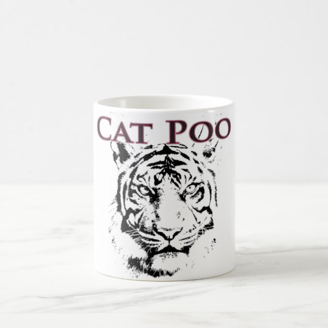 Katze Poo Kaffee-Tasse Tasse (Mittel)