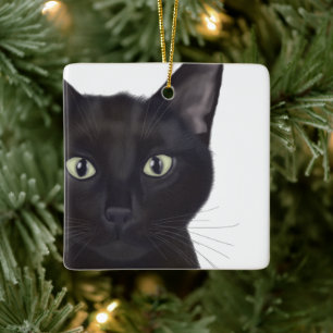 Katze, Portrait von Gus Keramikornament