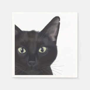 Katze, Portrait von Gus Serviette