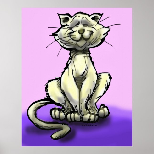 Katze Poster (Vorne)