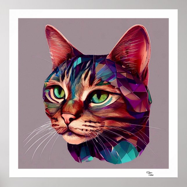 Katze Poster (Vorne)