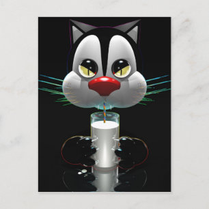 Katze Postkarte