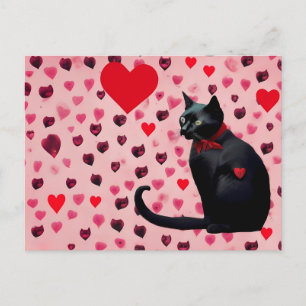 Katze Postkarte