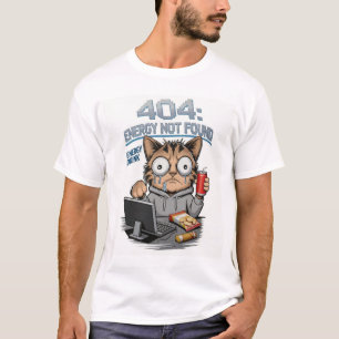 Katze Programmierer-Shirt – Code Kaffee Katze Wied T-Shirt